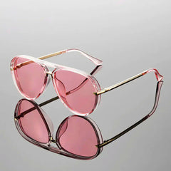 Unisex Metal Aviator Sunglasses | Lightweight Double Bridge Design | Stylish All-Season Eyewear 2
