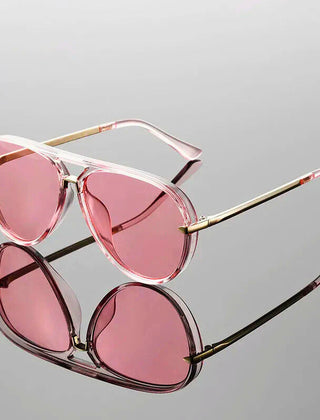 Unisex Metal Aviator Sunglasses | Lightweight Double Bridge Design | Stylish All-Season Eyewear 2