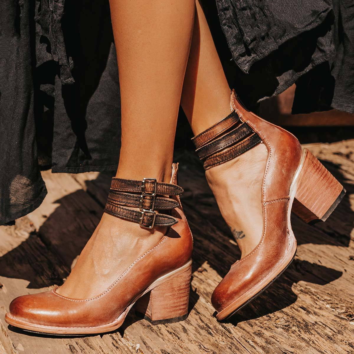 Verona | Vintage Strappy Ankle Strap Heels 12