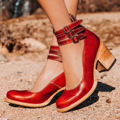 Verona | Vintage Strappy Ankle Strap Heels 13