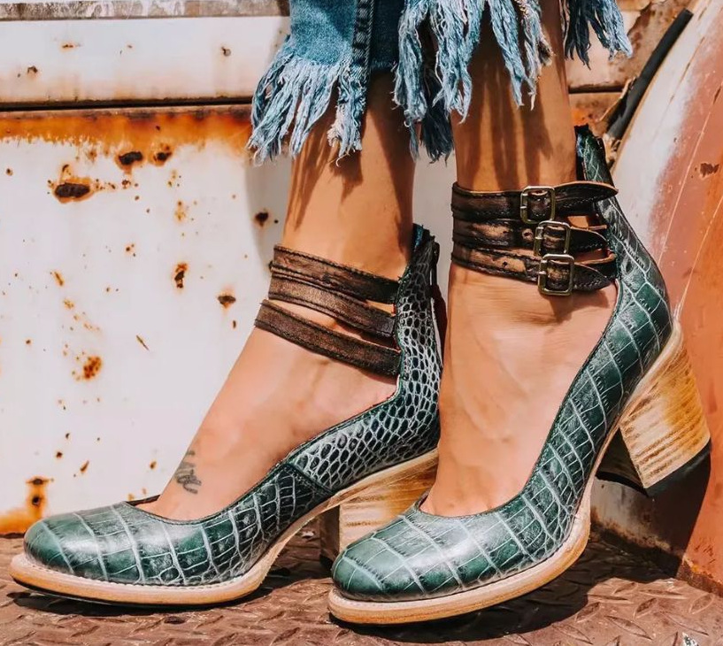 Verona | Vintage Strappy Ankle Strap Heels 16