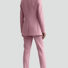Womens Blazer and Trousers Set with Long Sleeves 4