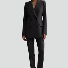 Womens Blazer and Trousers Set with Long Sleeves 7