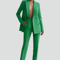 Womens Blazer and Trousers Set with Long Sleeves 9