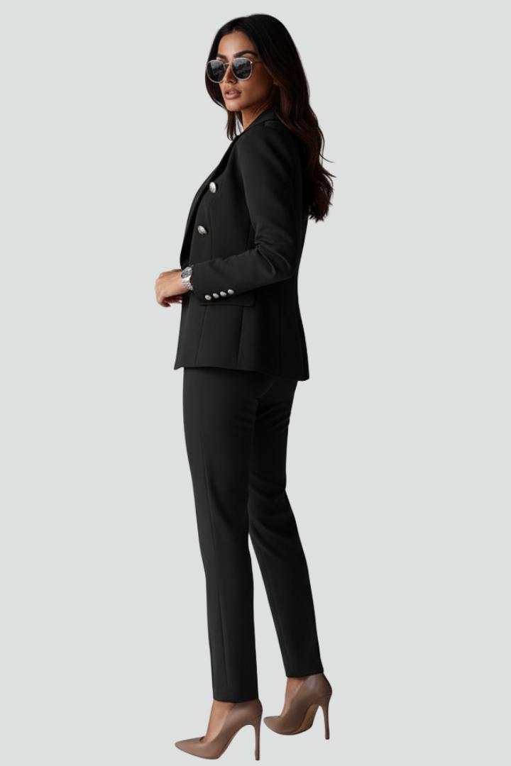 Women's Suit Set with Blazer and Straight Trousers | Lunarafi