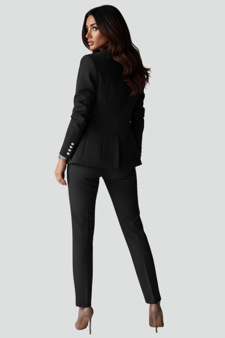Women's Suit Set with Blazer and Straight Trousers | Lunarafi