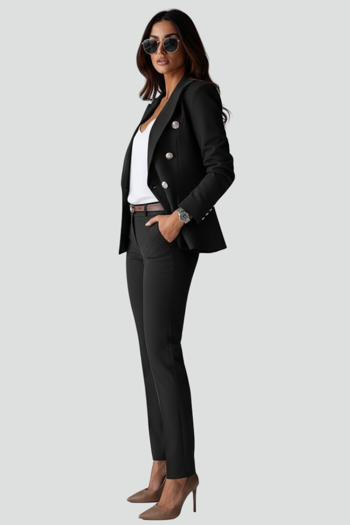 Women's Suit Set with Blazer and Straight Trousers | Lunarafi