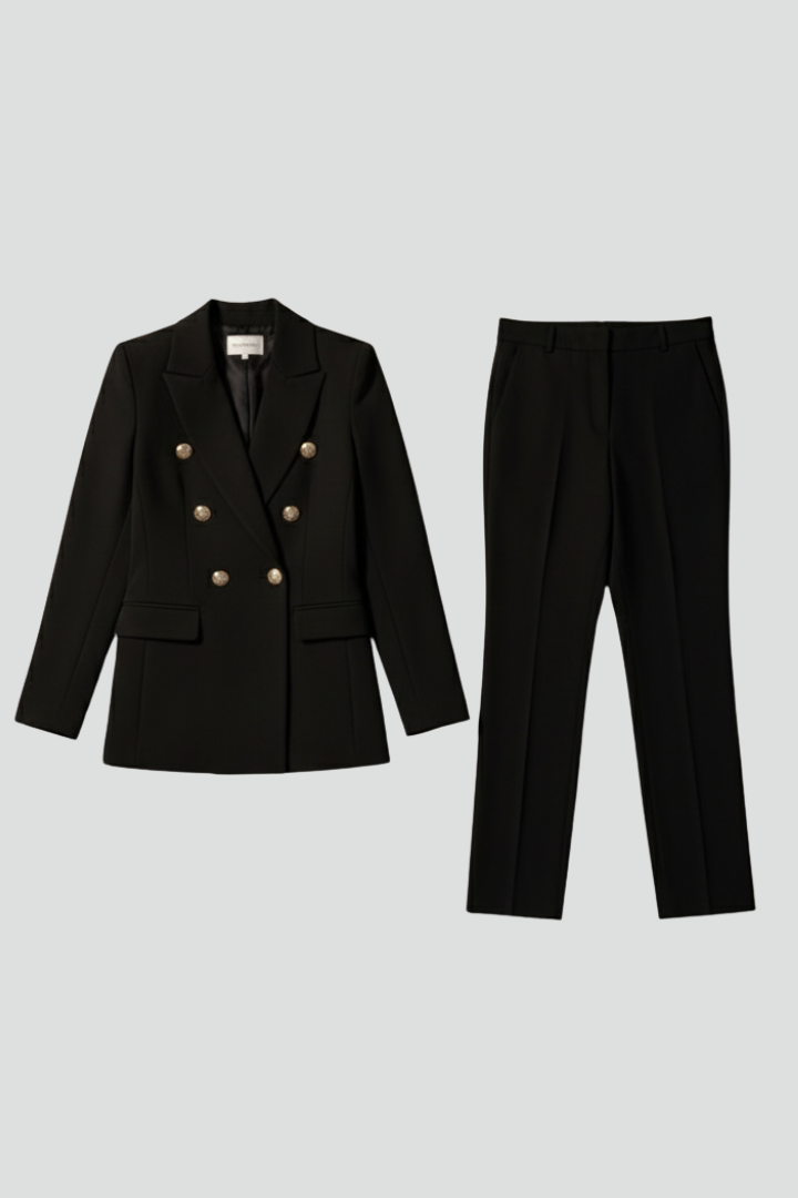 Women's Suit Set with Blazer and Straight Trousers | Lunarafi
