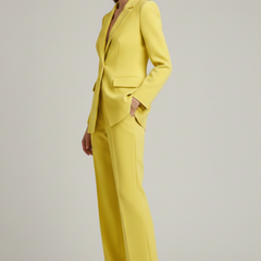 Womens Suit with Jacket and Wide-Leg Pants 3