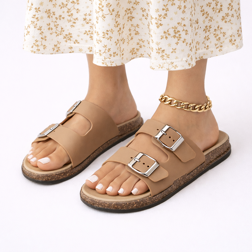 Women's Adjustable Leather Sandals | Elegant Comfortable Summer Footwear 0
