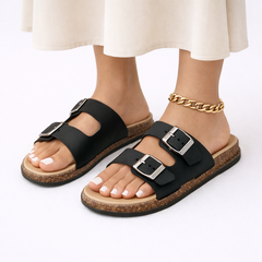 Women's Adjustable Leather Sandals | Elegant Comfortable Summer Footwear 2