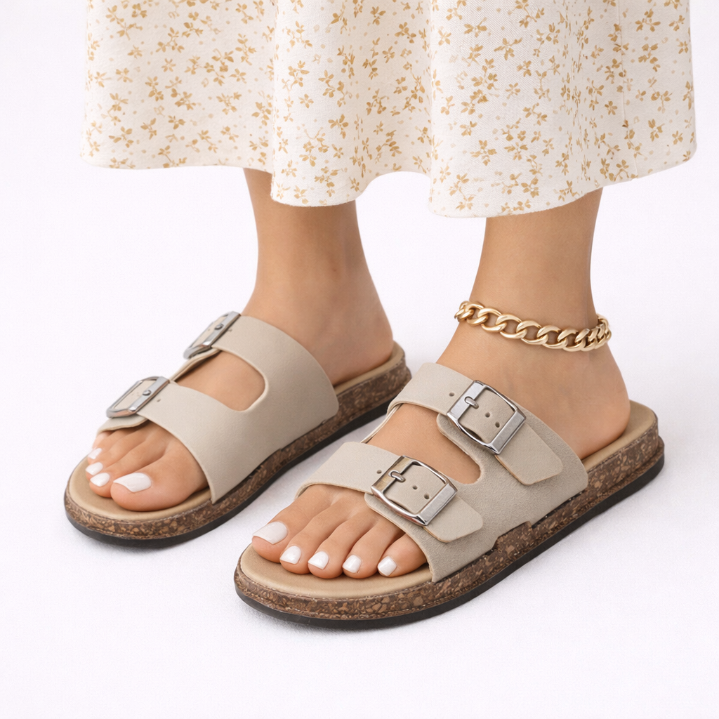 Women's Adjustable Leather Sandals | Elegant Comfortable Summer Footwear 3