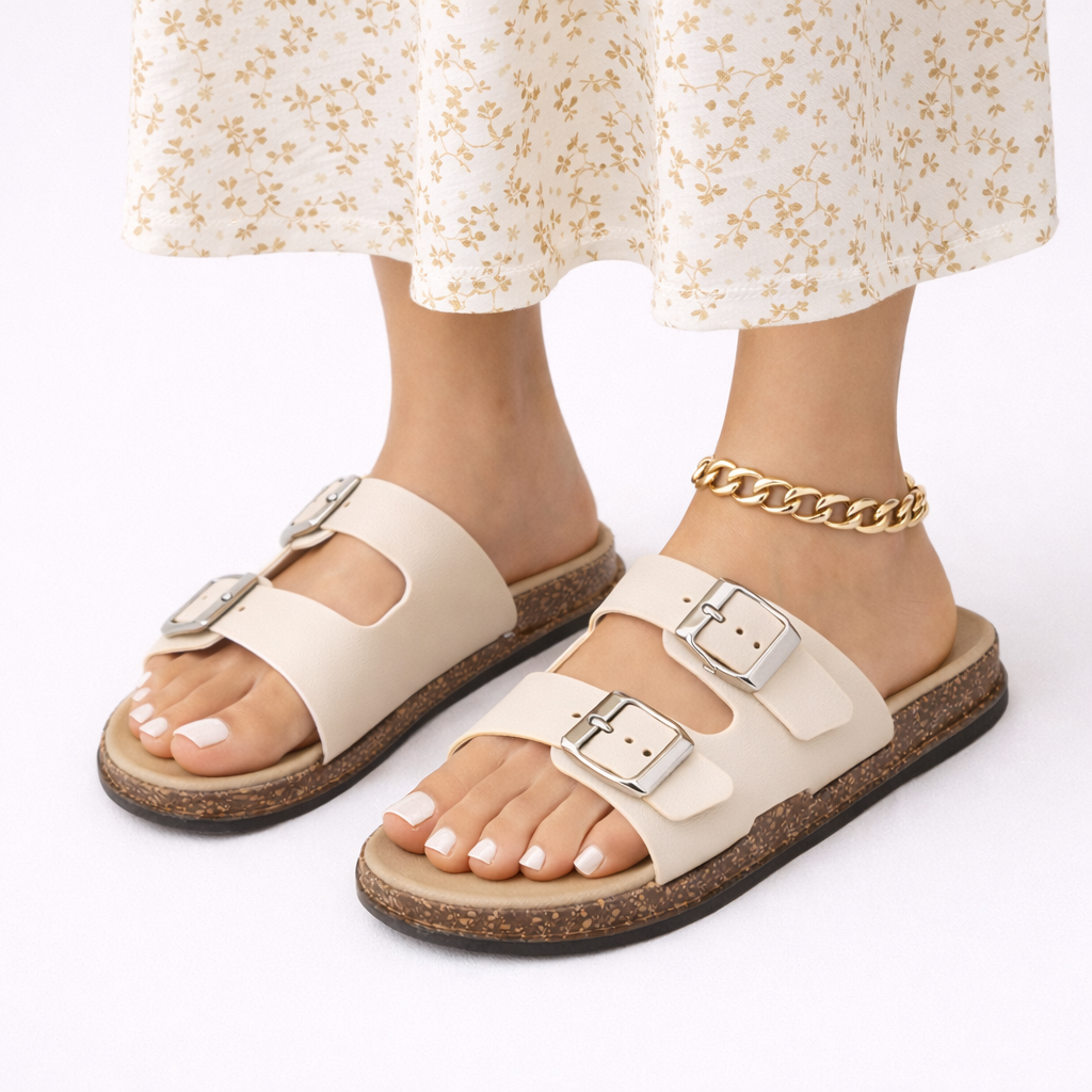 Women's Adjustable Leather Sandals | Elegant Comfortable Summer Footwear 4