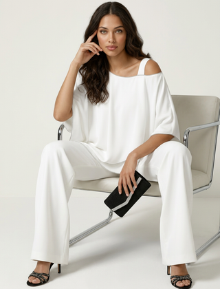 Women's Airy Chiffon Set | Elegant Tailored Outfit for All Occasions 3