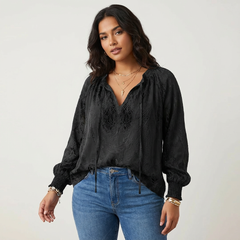 Women's Airy Lace Blouse | Lightweight Bohemian Summer Top with Relaxed Fit 7