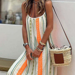 Women's Bohemian Print Casual Dress | Relaxed Fit Vibrant Summer Outfit 1