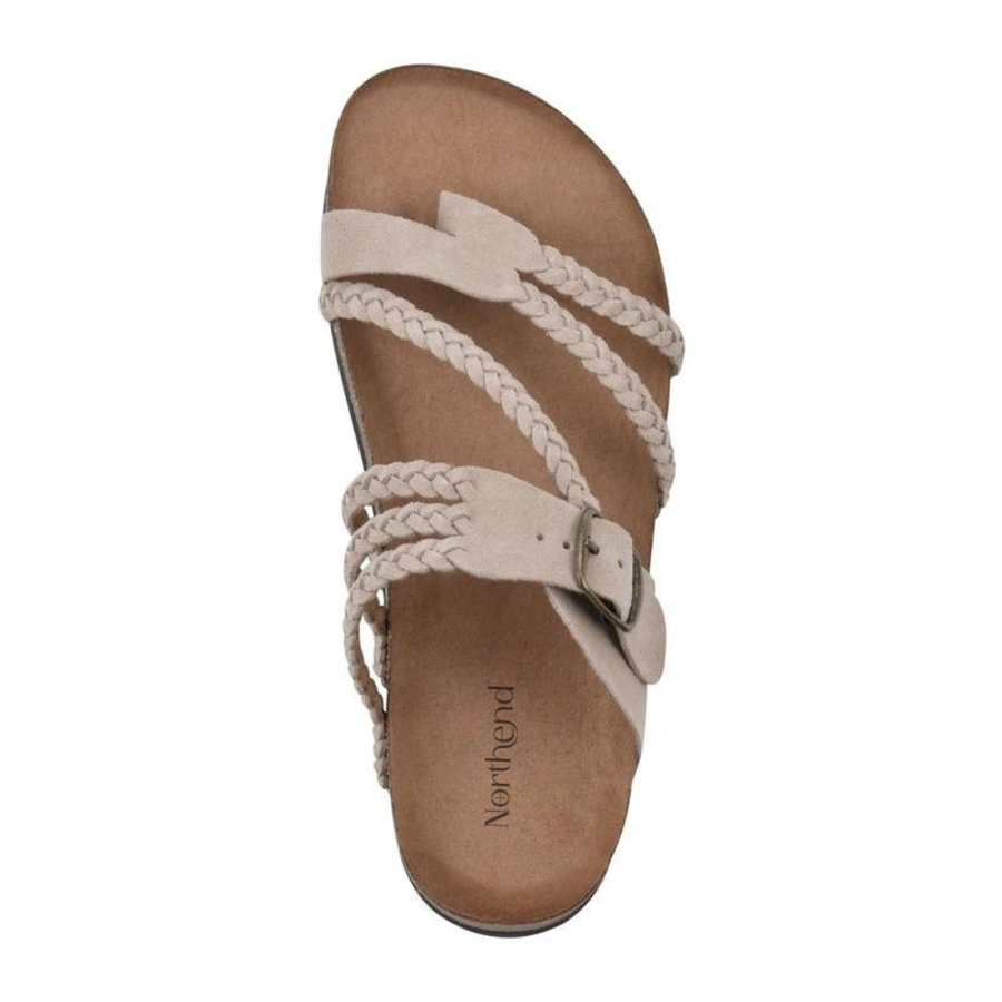 Women's Braided Faux Leather Sandals | Comfortable Artisan Summer Footwear 1