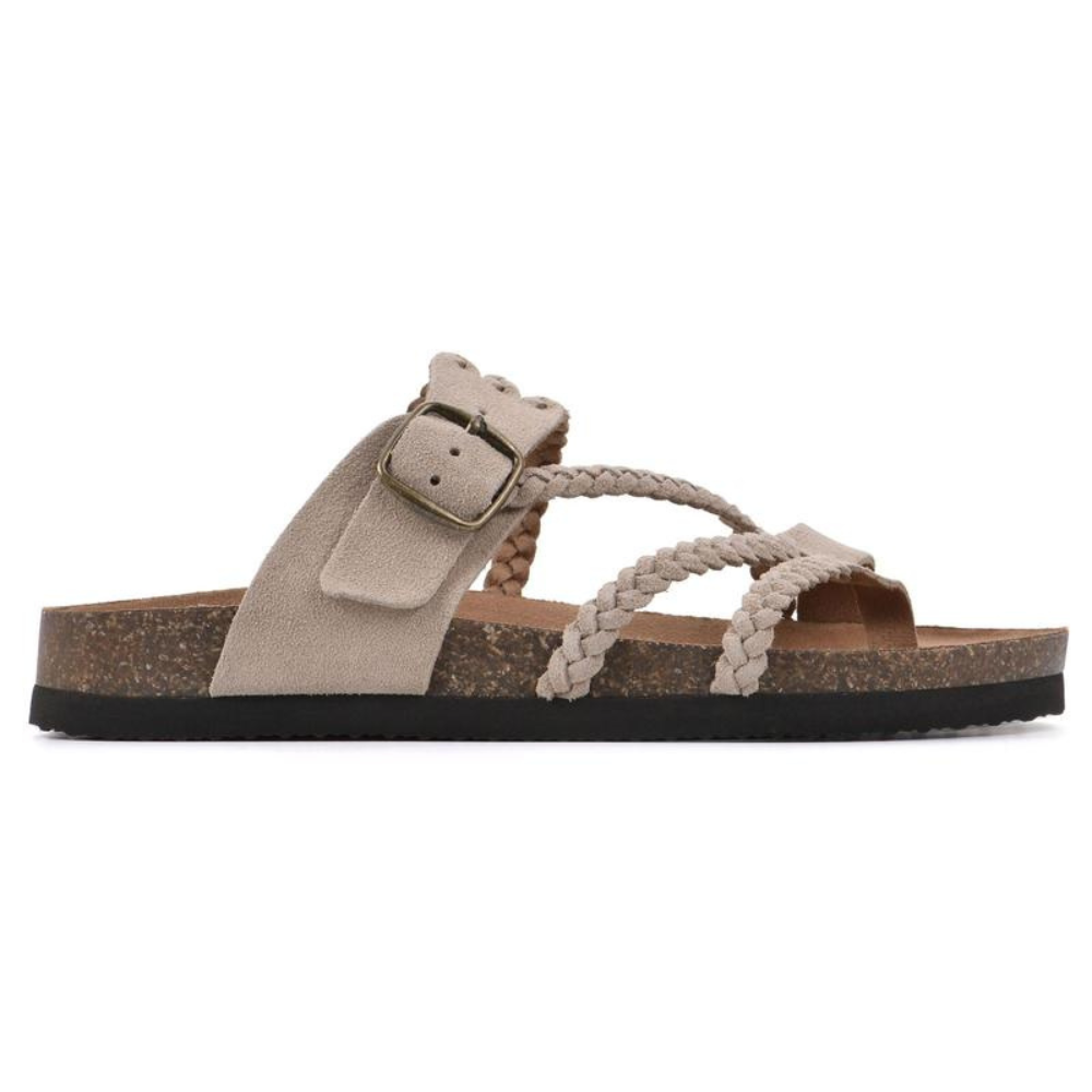 Women's Braided Faux Leather Sandals | Comfortable Artisan Summer Footwear 2