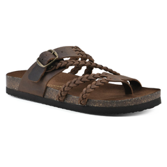 Women's Braided Faux Leather Sandals | Comfortable Artisan Summer Footwear 7