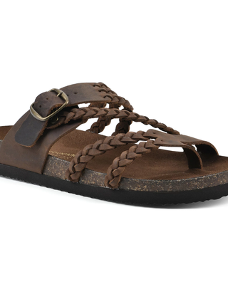 Women's Braided Faux Leather Sandals | Comfortable Artisan Summer Footwear 7
