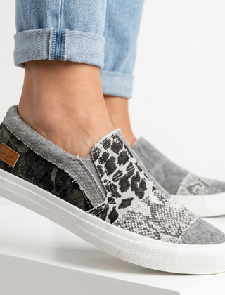 Women's Breathable Canvas Slip-On Shoes | Comfortable Arch Support Footwear 1