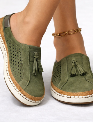 Women's Breathable Fabric Slip-On Shoes | Comfortable Lightweight Everyday Footwear 0