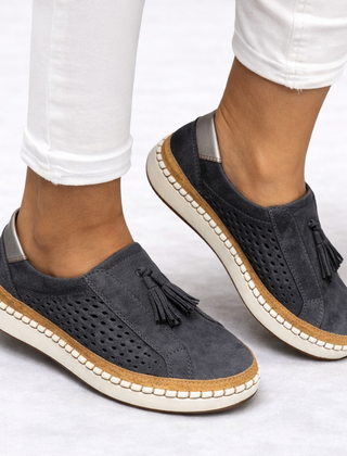Women's Breathable Fabric Slip-On Shoes | Comfortable Lightweight Everyday Footwear 1