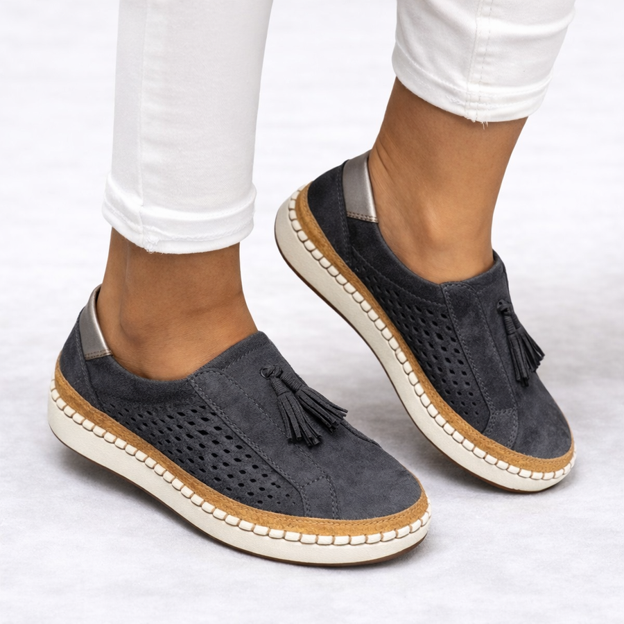 Women's Breathable Fabric Slip-On Shoes | Comfortable Lightweight Everyday Footwear 1