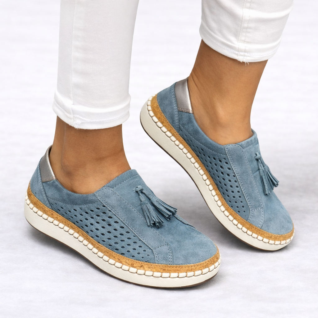 Women's Breathable Fabric Slip-On Shoes | Comfortable Lightweight Everyday Footwear 2