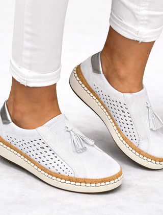 Women's Breathable Fabric Slip-On Shoes | Comfortable Lightweight Everyday Footwear 4