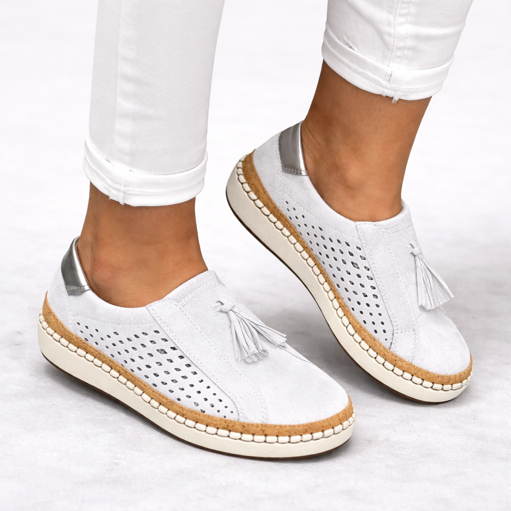 Women's Breathable Fabric Slip-On Shoes | Comfortable Lightweight Everyday Footwear 4