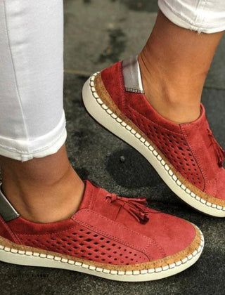 Women's Breathable Fabric Slip-On Sneakers | Comfortable Orthopedic Walking Shoes 3