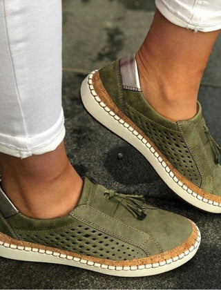 Women's Breathable Knit Slip-Ons | Comfortable Narrow Fit Casual Shoes 0