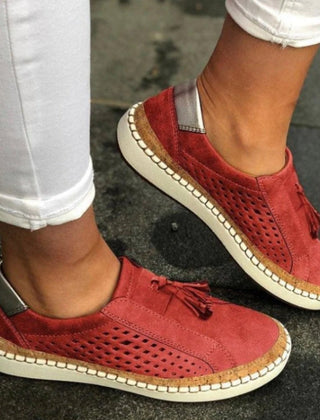 Women's Breathable Knit Slip-Ons | Comfortable Narrow Fit Casual Shoes 1