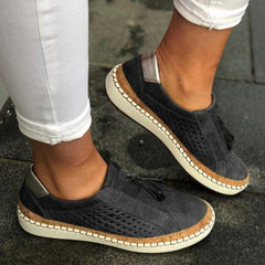Women's Breathable Knit Slip-Ons | Comfortable Narrow Fit Casual Shoes 4