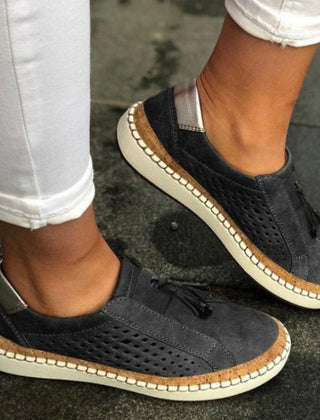 Women's Breathable Knit Slip-Ons | Comfortable Narrow Fit Casual Shoes 4