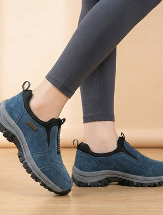 Women's Breathable Knit Walking Shoes | Comfortable Arch Support Slip-Ons 0