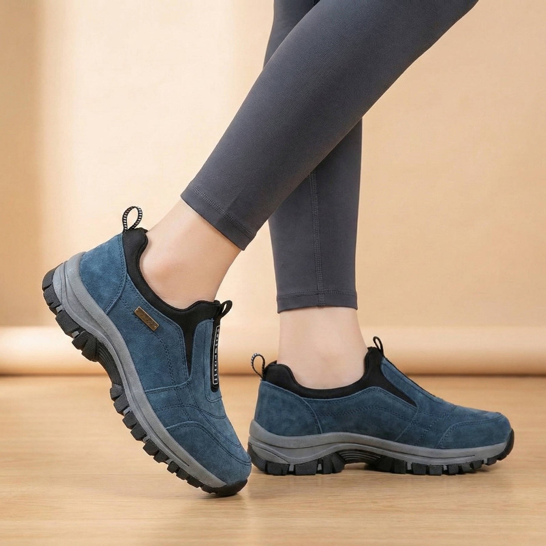 Women's Breathable Knit Walking Shoes | Comfortable Arch Support Slip-Ons 0