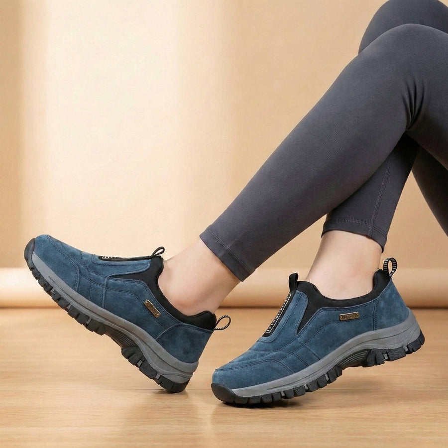Women's Breathable Knit Walking Shoes | Comfortable Arch Support Slip-Ons 1