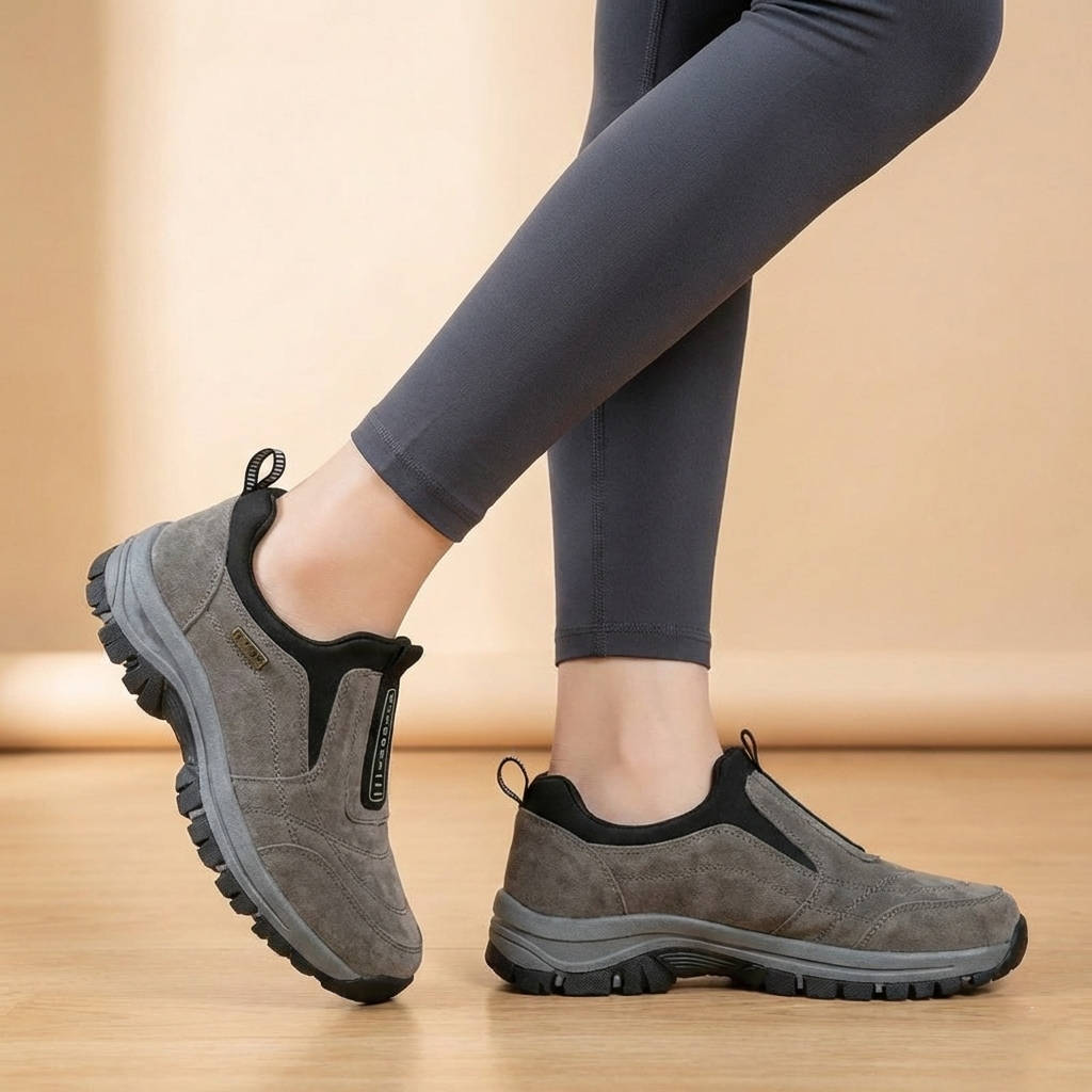 Women's Breathable Knit Walking Shoes | Comfortable Arch Support Slip-Ons 5