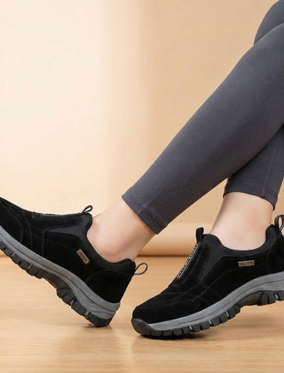 Women's Breathable Knit Walking Shoes | Comfortable Arch Support Slip-Ons 9