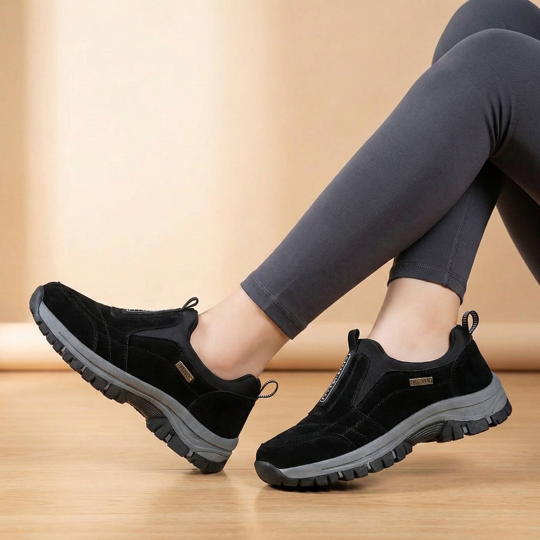 Women's Breathable Knit Walking Shoes | Comfortable Arch Support Slip-Ons 9