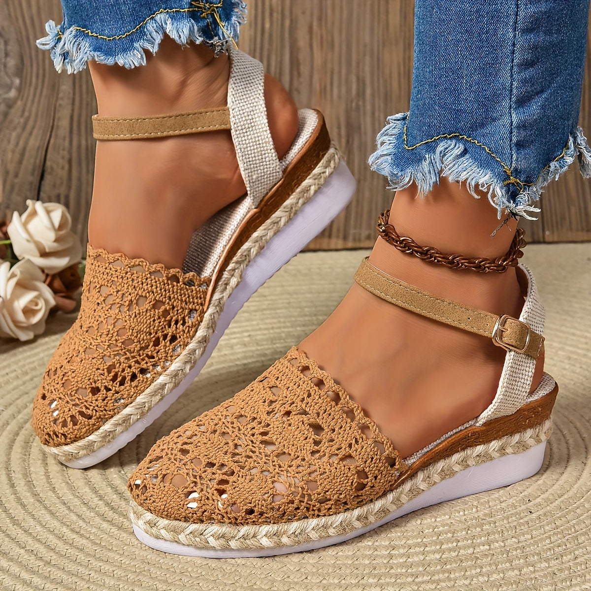 Women's Breathable Leather Sandals | Comfortable Adjustable Orthopedic Footwear 7
