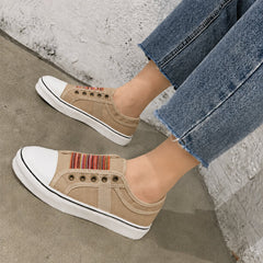 Women's Casual Canvas Slip-On Sneakers | Stylish Comfortable Summer Shoes 2