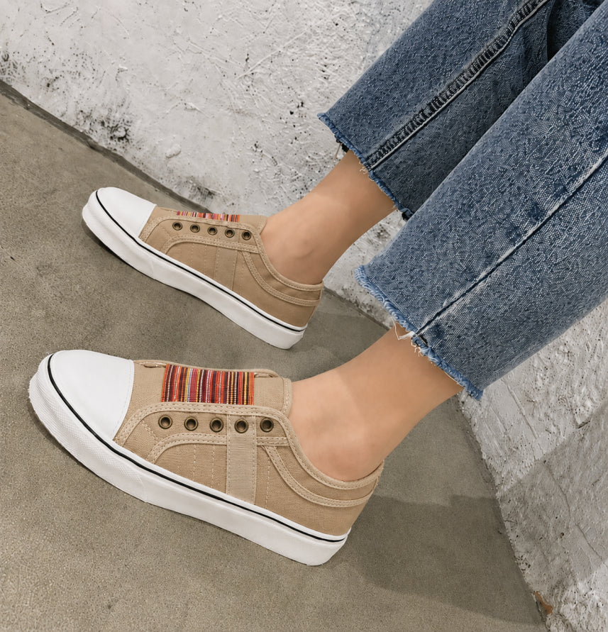 Women's Casual Canvas Slip-On Sneakers | Stylish Comfortable Summer Shoes 2
