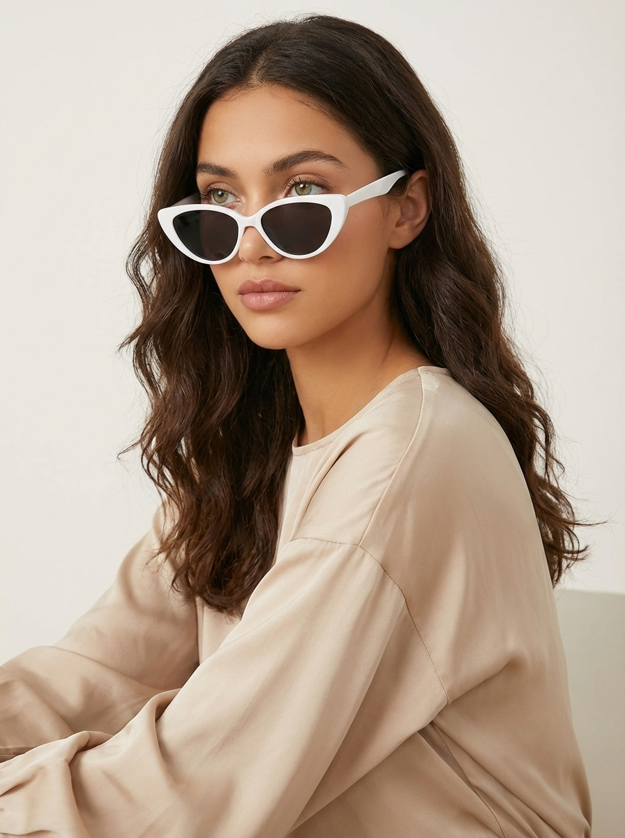 Women's Cat Eye Sunglasses | Retro Elegant Fashion Accessory | Lightweight Stylish Eyewear 7