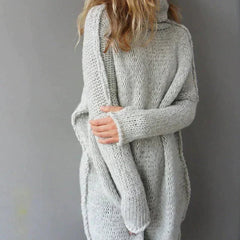 Women's Chunky Knit Turtleneck Sweater | Cozy Oversized Winter Jumper 1
