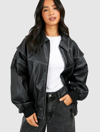 Women's Classic Bomber Jacket | Chic Cozy Outerwear for All Seasons 0