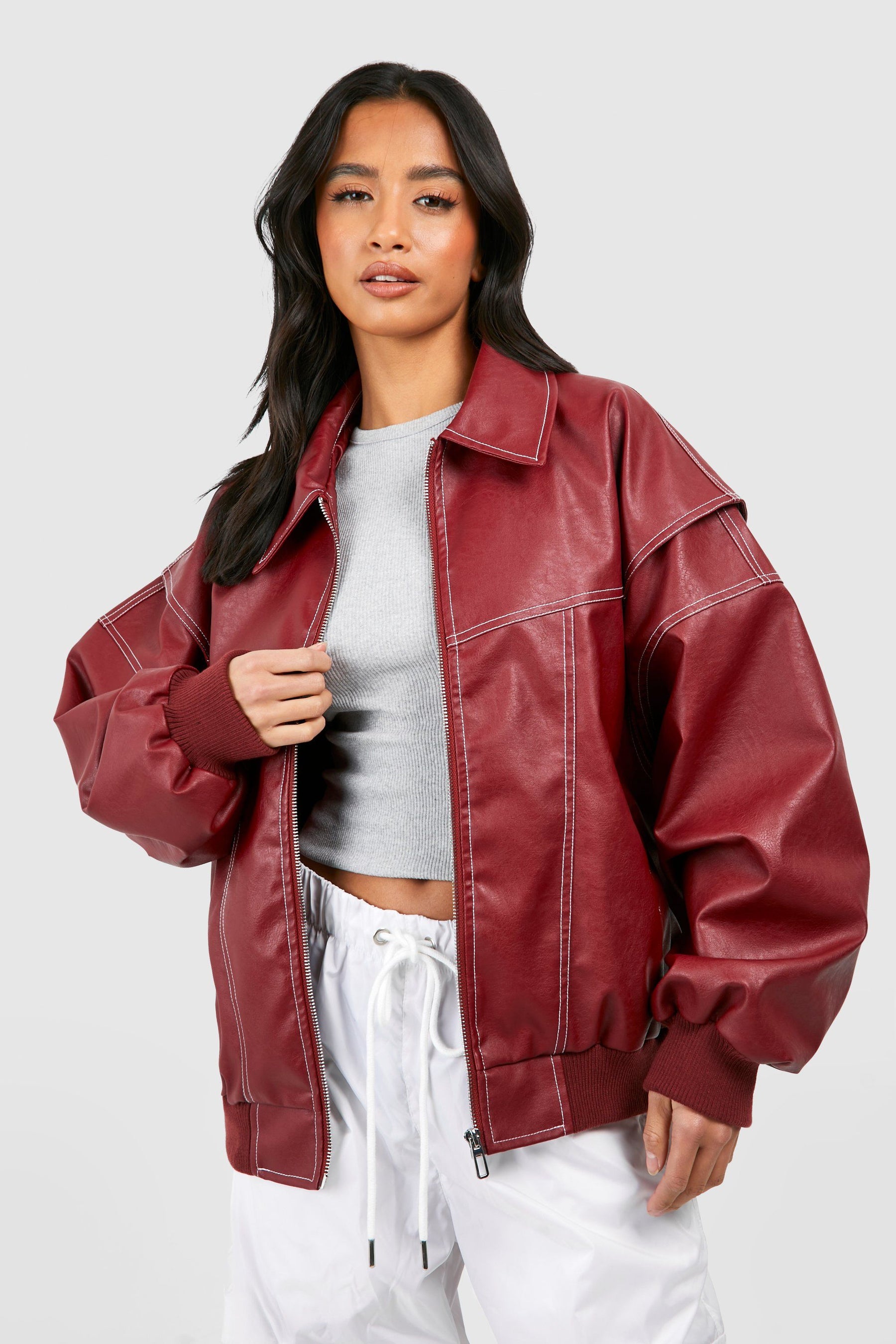 Women's Classic Bomber Jacket | Chic Cozy Outerwear for All Seasons 1