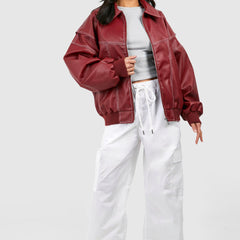 Women's Classic Bomber Jacket | Chic Cozy Outerwear for All Seasons 4